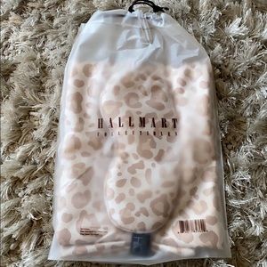 Silk Pillow and Mask Set. Cheetah print